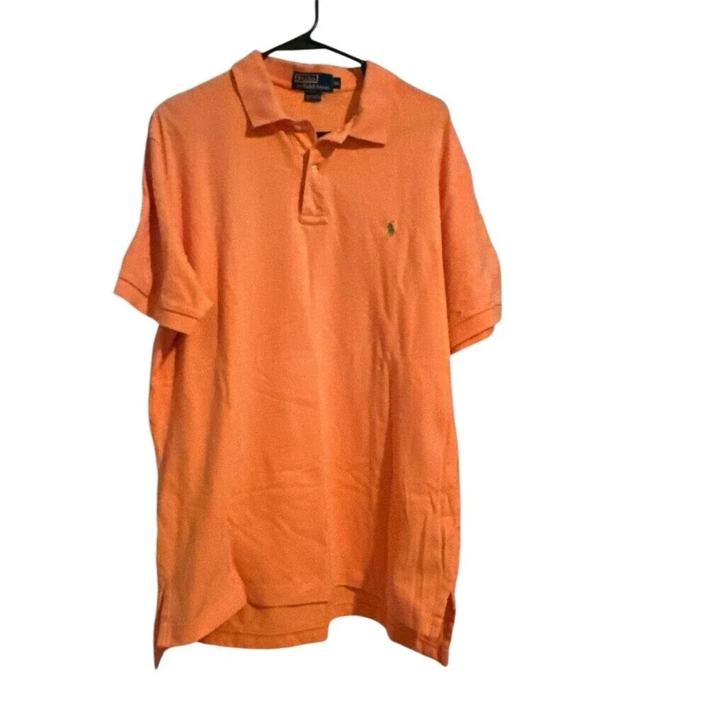 Polo Ralph Lauren 3 Button Neckline Logo Polo Shirt  XL Golf Casual Sports